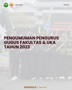 Read more about the article Pengumuman Pengurus Gugus Fakultas Dan UKA Kopma UNILA 2023